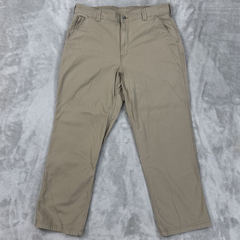 Duluth Trading Pants Mens 38x31 Duluthflex Flex Fire Hose Canvas Gusseted‎ Work